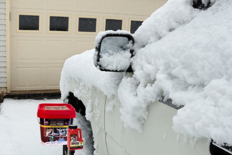 how to get car unstuck in snow